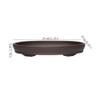 CHENGAIJIAN Elliptical Purple Sand Clay Plant Saucer, Gray, 12.2 in view 2