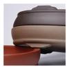 CHENGAIJIAN Elliptical Purple Sand Clay Plant Saucer, Gray, 12.2 in view 3