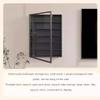 Wall Display Cabinet, Multi-Tier Shelf for Figures & Models, 5–12-Tier Storage Case with Doors, 101.6 x 32.5 cm view 4