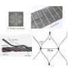304 Stainless Steel Rope Net, 2.5 mm Cable, 10 cm Mesh, for Plants and Protection view 2