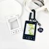Music Player-Themed Bus Photo Card Holder Keychain view 2