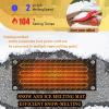 Snow-Melting Mats for Outdoor Stairs, Non-Slip Rubber, 25.4 x 90 cm, 1-Piece view 2