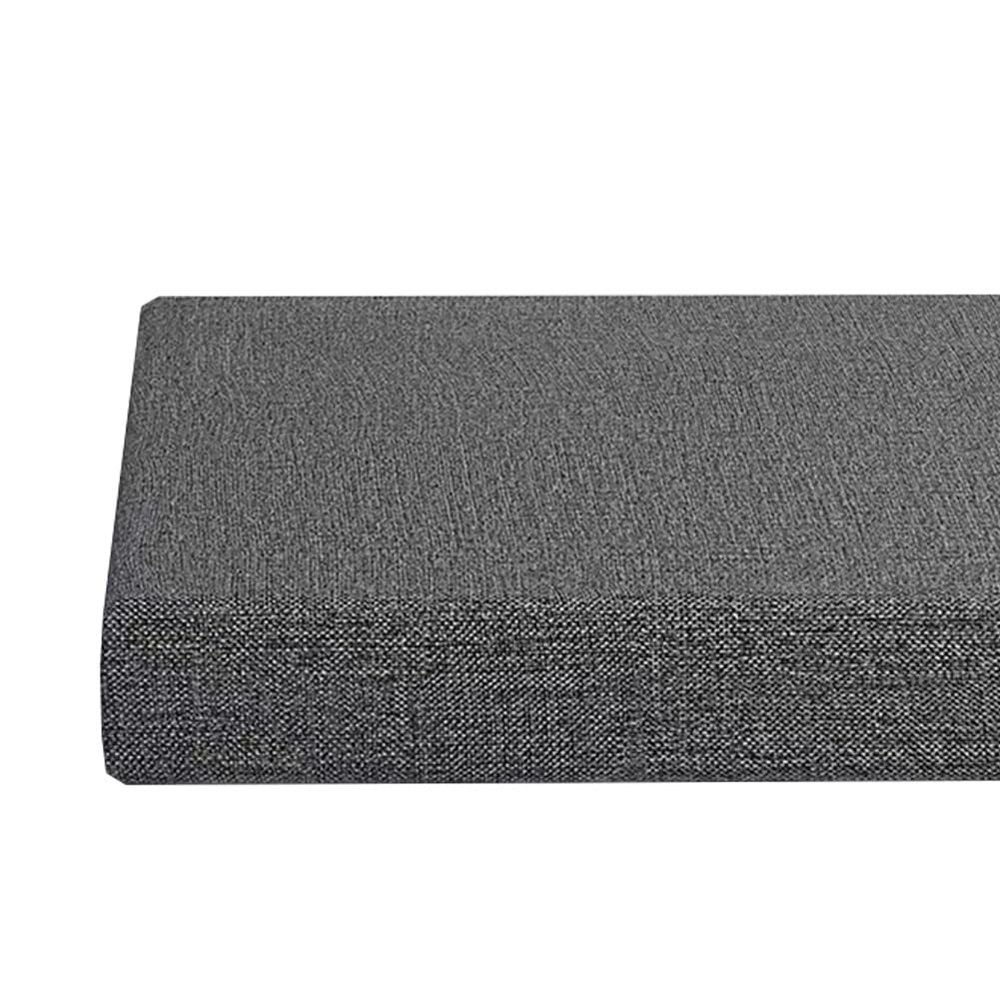 GXFWJD Indoor/Outdoor Bench Cushion, Non-Slip, Dark Gray, 50 x 139 cm
