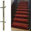 Gold Brass Stair Runner Rods, 71 cm, 5-Piece Set view 1