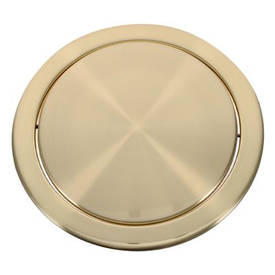 Veemoon Recessed Stainless Steel Swing Lid for Round Trash Cans, 22–26 cm