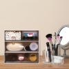 JOINPAYA White Plastic Desk Organizer with 4 Drawers and 3 Tiers view 2