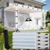 AHWEKR Transparent Waterproof Tarp with Eyelets, 8 Mil, 1.9 x 4.9 m view 1