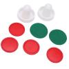Cryfokt Air Hockey Pusher Set with Thick Green Felt Bases view 2