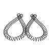 HWWW 2-Pack Return Springs, Long Compression Springs, Wire Diameters 0.3/0.4/0.5/0.6/0.7/1.8/1.0 mm, Length 300 mm, Y-Shaped, Soft Steel Springs (6 mm, 0.7 mm) view 3
