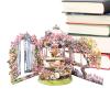 3D Greeting Cards for Women, Garden Motifs, Birthday Blessings view 1