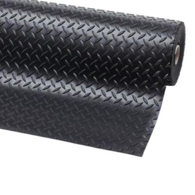 Diamond-Pattern Rubber Mat Runner, Anti-Slip, 120 x 850 cm