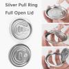 MINHUIJIHUI 2000/3000/5000 Aluminum Can Lids, Reusable, Lightweight, Leakproof view 4