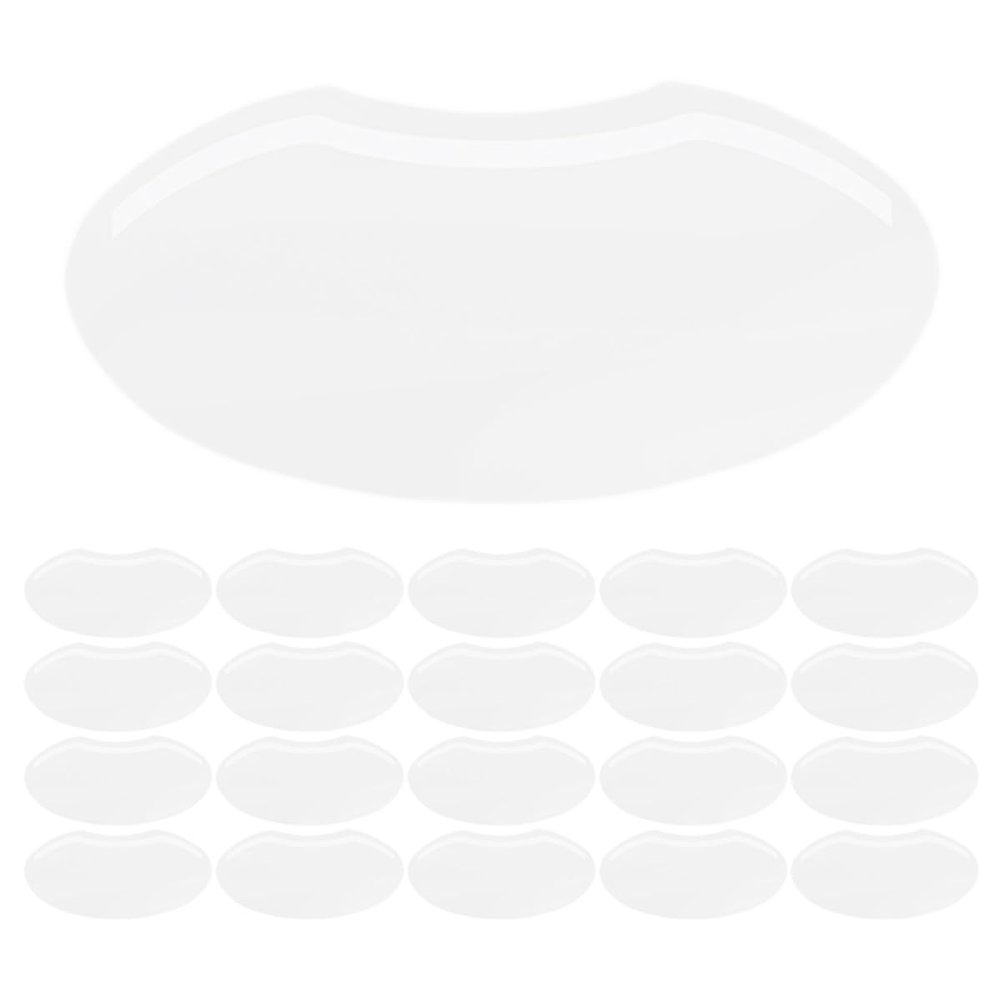 VILLCASE Transparent Haircut Eye Shields, Adjustable Forehead Fit, 30-Piece PVC Set