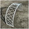 Generic Garden Trellis, Metal Arch Support for Climbing Plants, White, 150 cm view 1