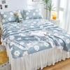 Cool Summer Quilt & Princess-Style Bed Skirt Set, King-Size view 1