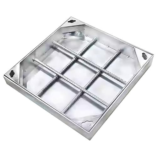 Stainless Steel 304 Flush-Mount Manhole Cover, 12/16/24/26/32/34/36/38/40 in