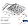 Stainless Steel 304 Flush-Mount Manhole Cover, 12/16/24/26/32/34/36/38/40 in view 2