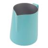 SAXOJONON 350 ml Coffee Art Cup, Pointed Spout, 304 Stainless Steel Milk Frothing Pitcher, Mint Green view 3