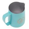 SAXOJONON 350 ml Coffee Art Cup, Pointed Spout, 304 Stainless Steel Milk Frothing Pitcher, Mint Green view 4