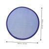 VALICLUD Round Folding Hand Fan, Blue, Lightweight and Portable, 1 Set view 2