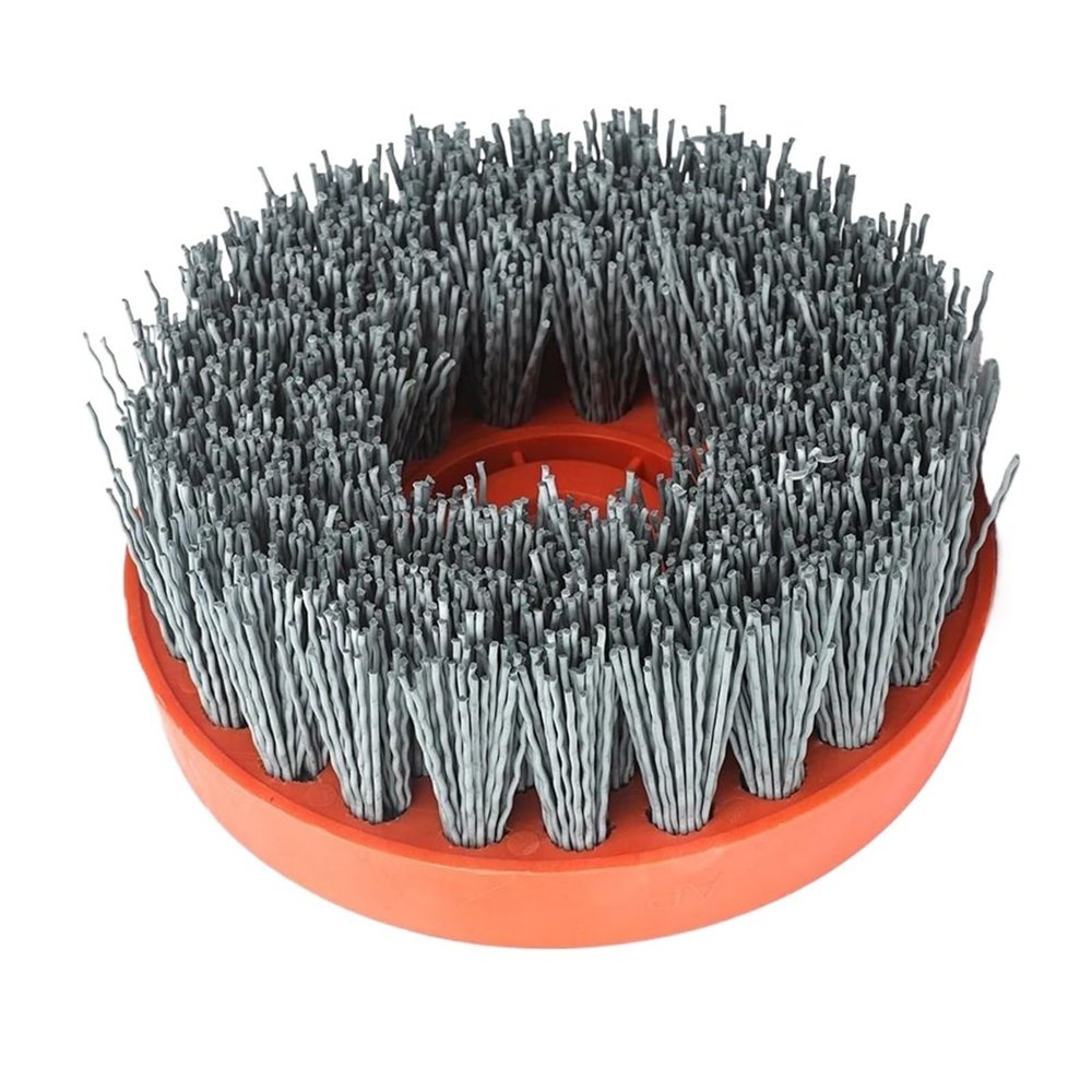 SHENGG 4-Inch Round Antique Brush for Marble and Granite, 220, 1 pc, M10