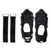 Ice Cleats for Shoes, 1 Pair with Adjustable Straps, 24-Point Traction view 1