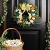 Easter Wreath with Egg and Carrot Design view 3