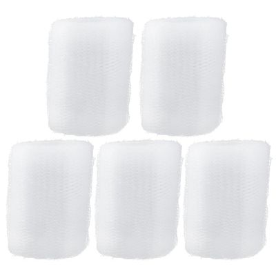 White Mesh Ribbon Rolls for Wedding Decor and DIY, 5 Rolls