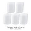 White Mesh Ribbon Rolls for Wedding Decor and DIY, 5 Rolls view 2