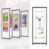 Sliding Display Rack, Metal Advertising Rack for Galleries and Schools, Aluminum Partition, 120 x 250 cm (1 pc) view 1