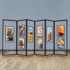 Folding Display Rack for Art Exhibitions, Wedding Sign Easel, Aluminum Poster and Artwork Stand, 120 x 250 cm view 2