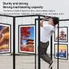 Folding Display Rack for Art Exhibitions, Wedding Sign Easel, Aluminum Poster and Artwork Stand, 120 x 250 cm view 4