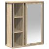 Owoxanthellate Bathroom Wall Cabinet with Mirror, Sonoma Oak, 50 x 21 x 60 cm view 2
