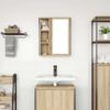 Owoxanthellate Bathroom Wall Cabinet with Mirror, Sonoma Oak, 50 x 21 x 60 cm view 3