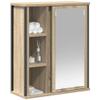 Owoxanthellate Bathroom Wall Cabinet with Mirror, Sonoma Oak, 50 x 21 x 60 cm view 4
