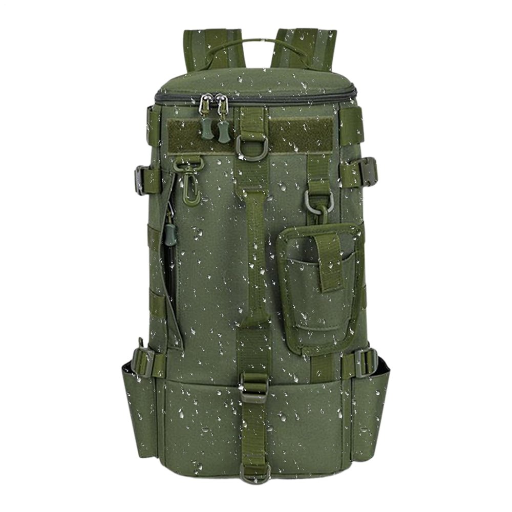 Multifunctional Fishing Bag with Multiple Compartments, Oxford Fabric