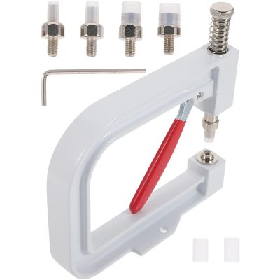 Veemoon Manual Cast-Iron Bead Setting Machine, Portable Hand Press
