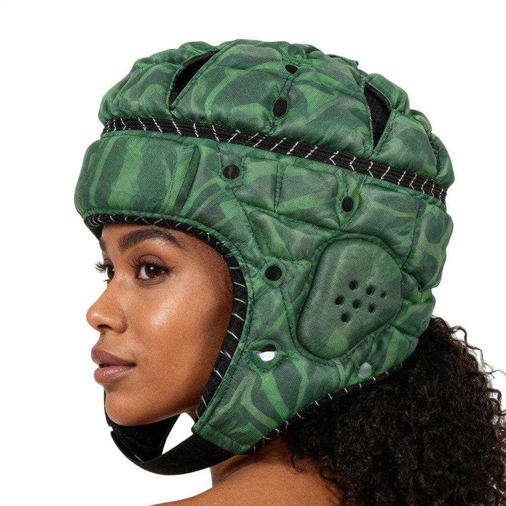 Adjustable Padded Reflective Breathable Football Helmet