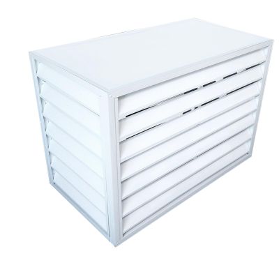 Aluminum Mini-Split AC Cover, Waterproof and Dustproof, Weather-Resistant Outdoor Heat Pump Protection