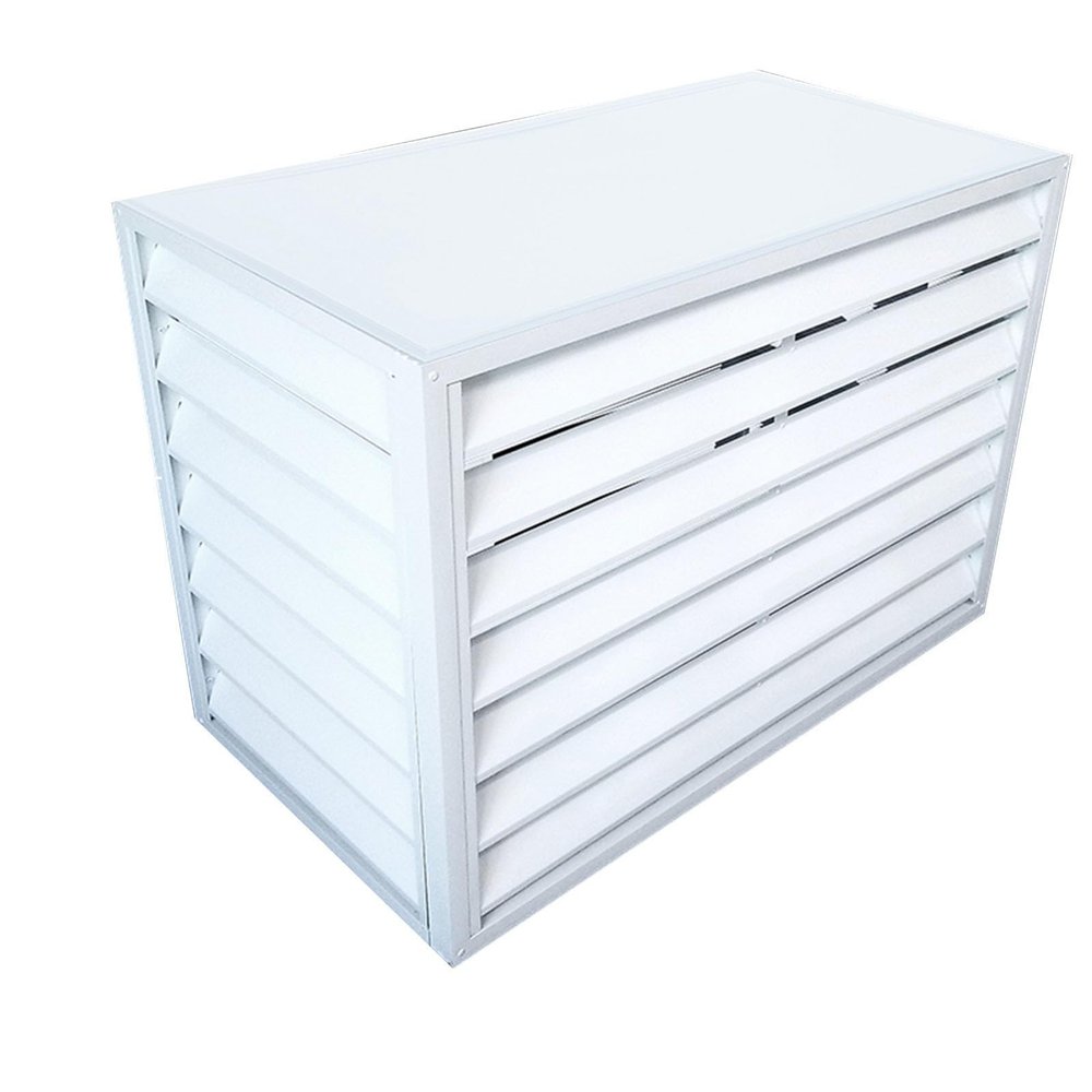 Aluminum Mini-Split AC Cover, Waterproof and Dustproof, Weather-Resistant Outdoor Heat Pump Protection