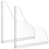 Angoily 2-Piece Transparent Acrylic Splash Guard for Bathtubs, Sinks and Showers view 1