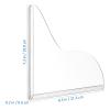 Angoily 2-Piece Transparent Acrylic Splash Guard for Bathtubs, Sinks and Showers view 2