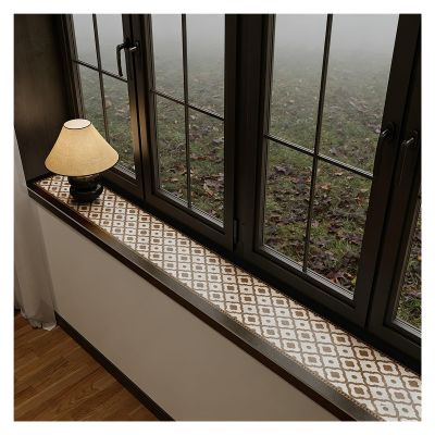 Narrow Window Sill Mat, Waterproof PU Protector, Non-Slip, Cut-to-Size, 15 x 290 cm