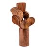 8-Piece Wooden Cooking Utensil Set with Stand view 1