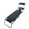 LOKLNEYK Outdoor Folding Bed, Lounge Chair (Gray) view 1