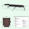 LOKLNEYK Outdoor Folding Bed, Lounge Chair (Gray) view 3