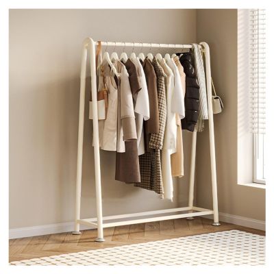 Generic Heavy-Duty Single-Arm Clothing Rack for Retail, White, 80 x 40 x 160 cm
