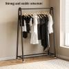 Generic Heavy-Duty Single-Arm Clothing Rack for Retail, White, 80 x 40 x 160 cm view 3
