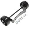 Toddmomy Universal Swivel Caster for Patio Heaters, Black Iron view 1