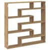 Homgoday 7-Compartment Cube Shelf, Artisan Oak Engineered Wood, Model 860030 view 2
